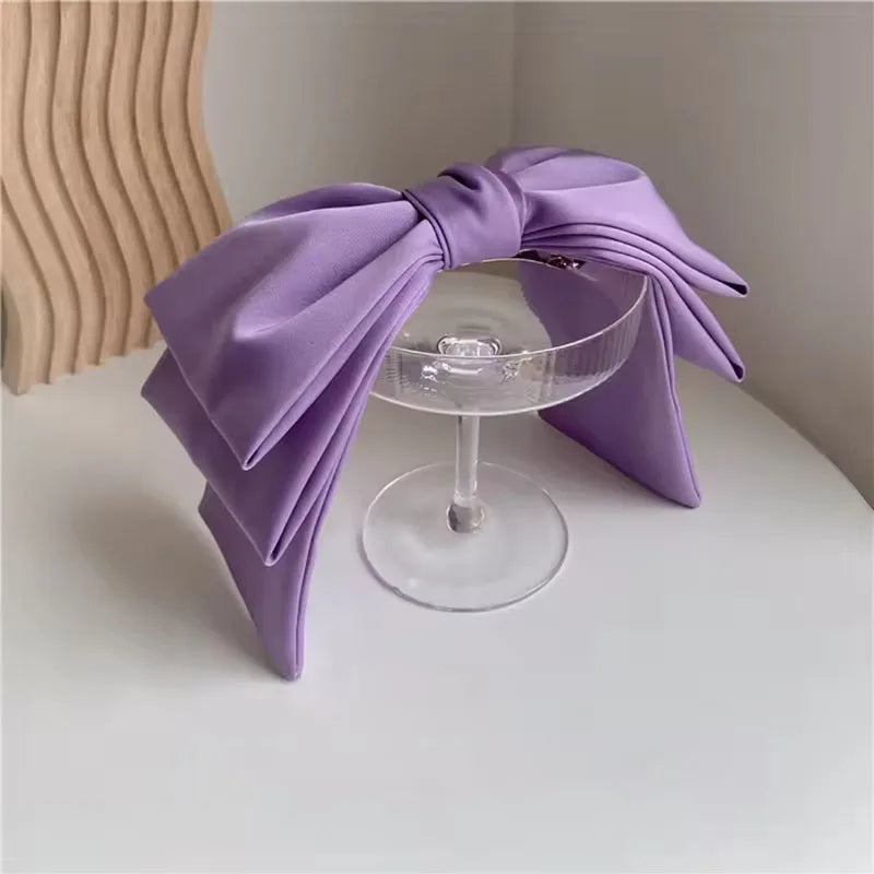 1pc Elegant Large Bow Hair Clip Multi-Layer Satin Spring Hairpins for Women Girls Fashion Sweet Retro Hair Accessories