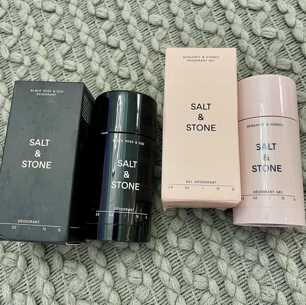 SALT& STONE Brand Deodorant Black Rose Oud Neroli Basil Eliminate Body Odors Fragrance Blam Stick Unisex Natural Plant Deodorant