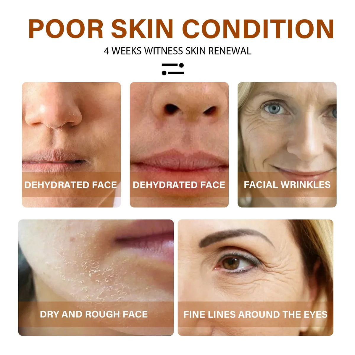 Retinol Anti Age Serum Anti-wrinkle Collagen Lifting Essence Lighten Fine Line Spots Brightening Moisturizing Facial Care