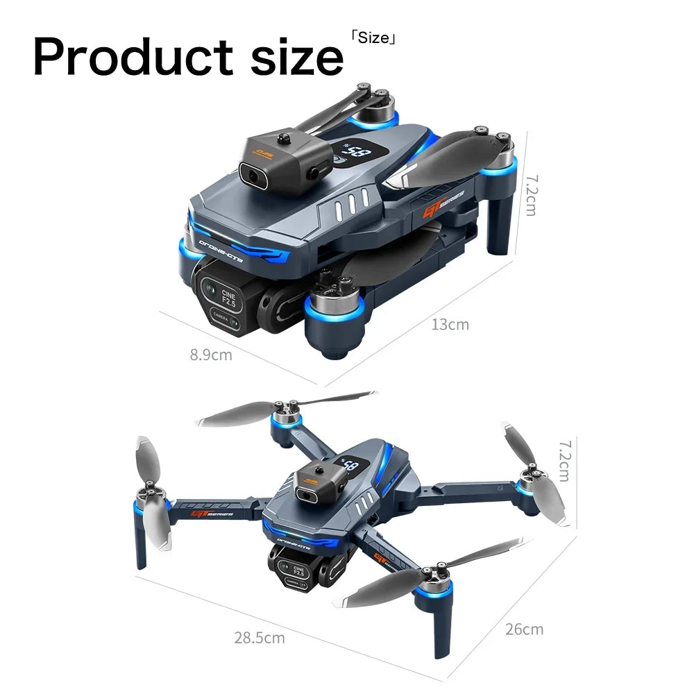 Original GT8 Drone GPS 8K Professional 4K HD Camera 5G Brushless Motor Aerial Photography Optical Flow with screen RC Quadcopter