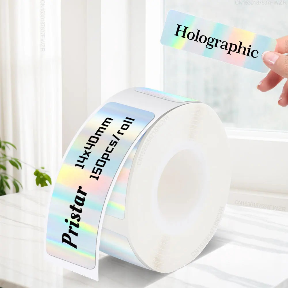 1PK P15 Transparent Label Tape 14mmx30mm Clear Waterproof Self Adhesive Label Sticker Paper for Marklife P15 P12 Label Maker