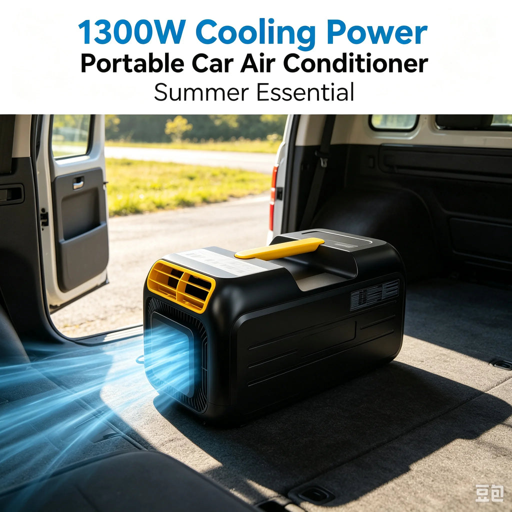 Portable Mini Tent Air Conditioner 220V/110V Camping AC for Outdoor Indoor Car SUV RV Camper & Motorhome Compact Cooling Unit