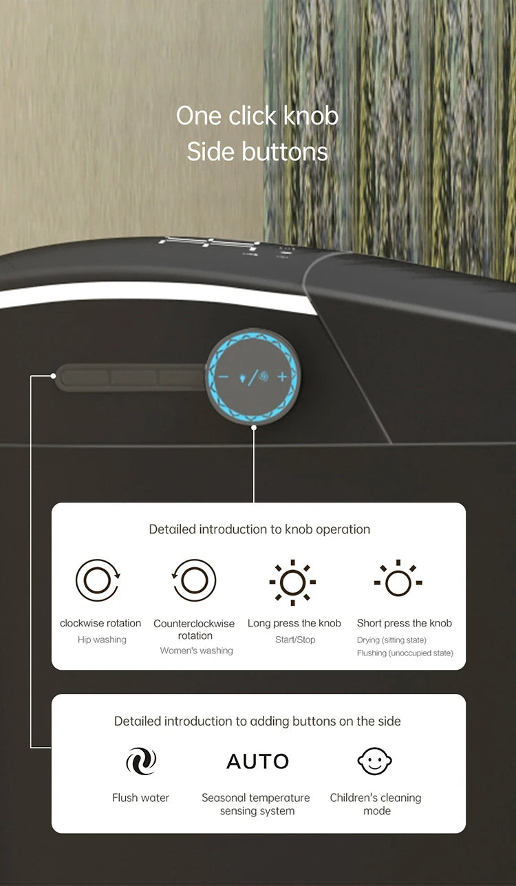 Modern Luxury Auto Sensor Flush European Bathroom Ceramic Automatic Wc Black Smart Toilet