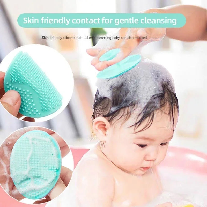 Silicone Face Scrubber Facial Cleansing Brush Face Exfoliator Blackhead Acne Face Wash Brush for Deep Cleaning Skin Care