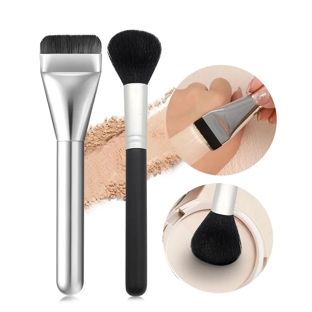 Ultra Thin Foundation Brush Lightweight and Thin Face Contour Brush Flat Contour Brush Blending Foundation Cream Makeup Brushes