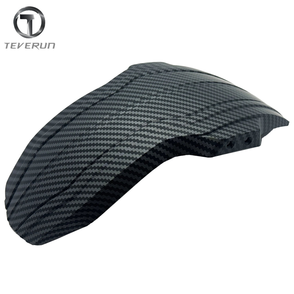 Original Teverun Carbon Fiber Fender Blade GT II Mudguard Suit for Teverun Fighter 11 60V Scooter Original Teverun Accessories