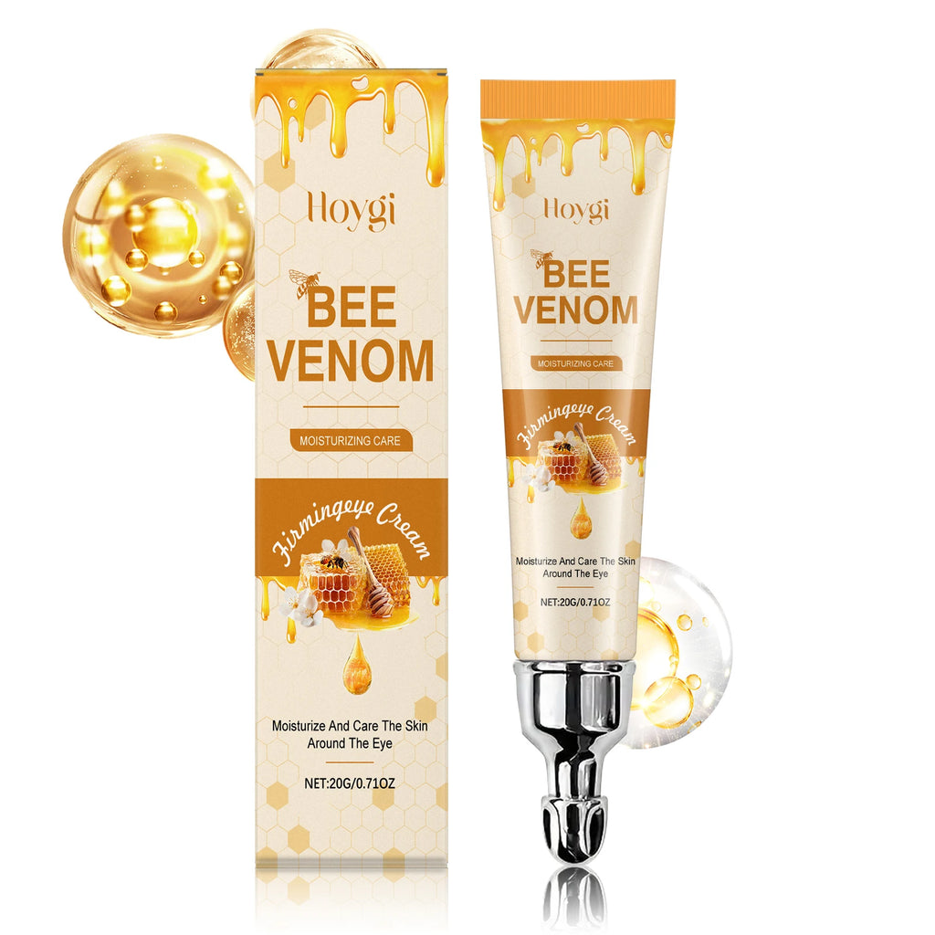 Bee Venom Firming Eye Cream Smoothing Fine Lines Hydrating Fade Under-Eye Dark Spots, Reduce Puffiness Eye Care Moisturizer