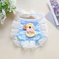 1pc Pet Cat Bib Little Yellow Duck Pet Scarf Suitable for Small and Medium Dogs and Cats