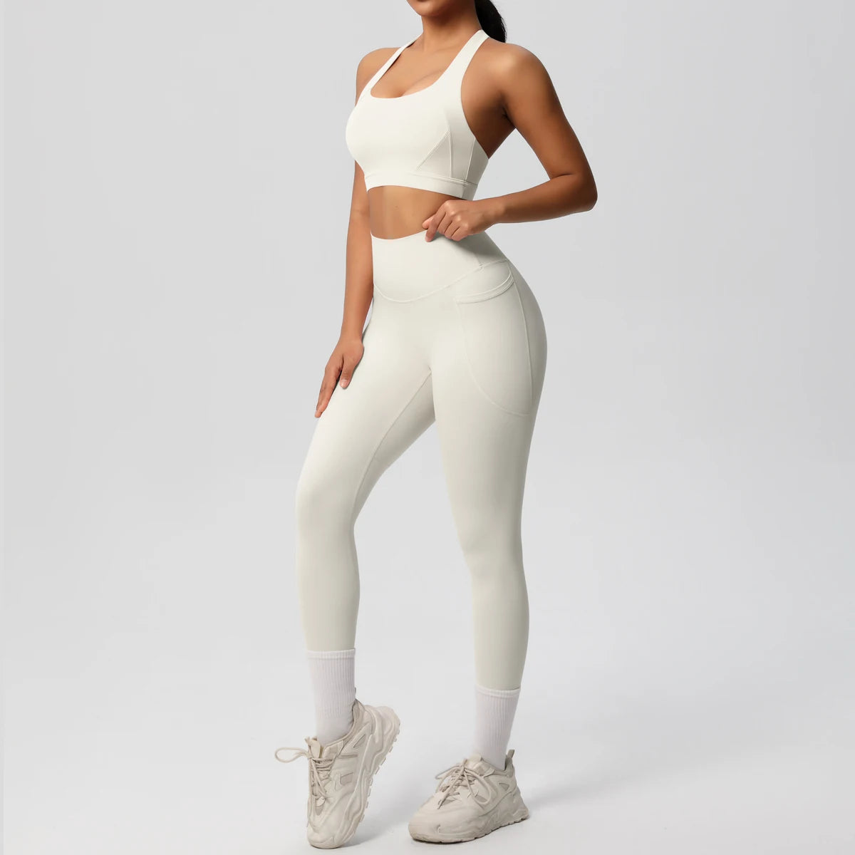 Yoga Suit Sports Set Womens Sportswear Sports Women's Yoga Bra Tummy Control Slimming Booty Leggings Women's Tracksuit