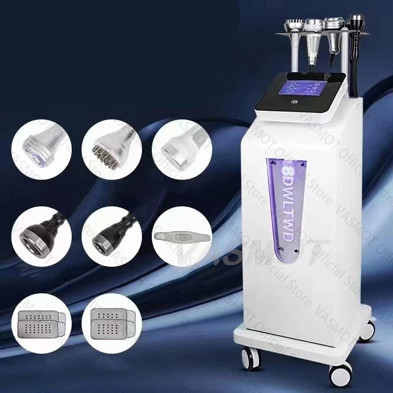 5D/8D Carving Slimming Vacuum Cavitation Ultrasonic Weight Loss Body Sculptig Fat Cellulite Removal Beauty Machine Shape Massage