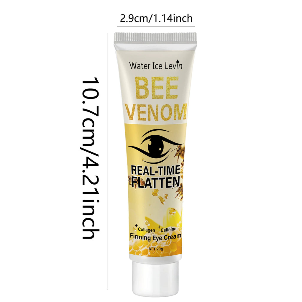 Water Ice Levin Multi-Active Eye Firm Cream Bee Venom Collagen Caffeine Blend Deep Hydrate Tighten Sagging Under Eye Skin 20g