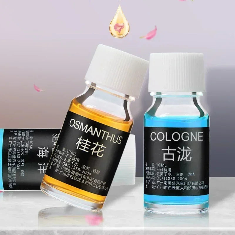 10ml Car Perfume Refill Air Freshener Natural Plant Essential Oil Aroma Diffuser Fragrance Humidifier Essential Oil Freshener