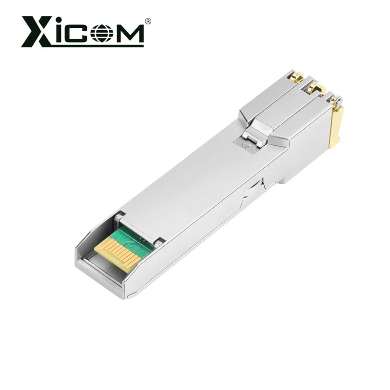 Xicom SFP Copper Module 2.5G RJ45 Port 100M Fiber SFP Transceiver Module Optical Ethernet Switch Compatible Cisco/Mikrotik