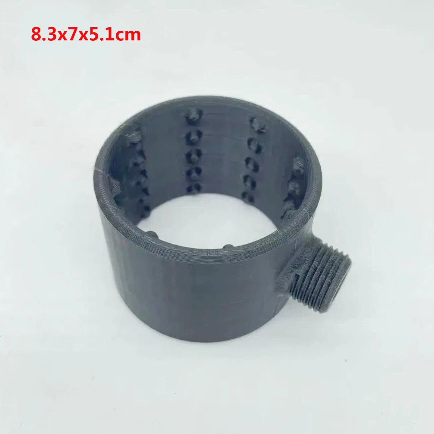 Shower Head Powerful Supercharging Hydromassage 360-Degree Ring Water Spray Spiral Nozzle All-round Cleaning Shower Head