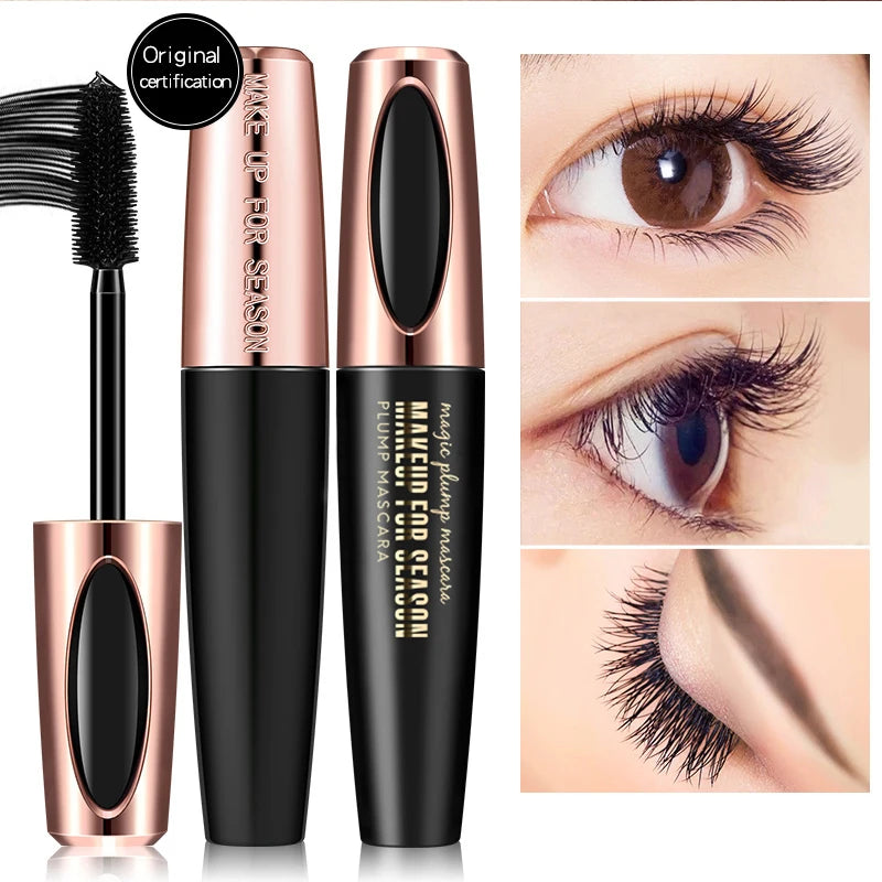 1 8-day Silk Fiber Eye Black Waterproof and Sweat Proof Thick Slim Curly Durable Black Extension