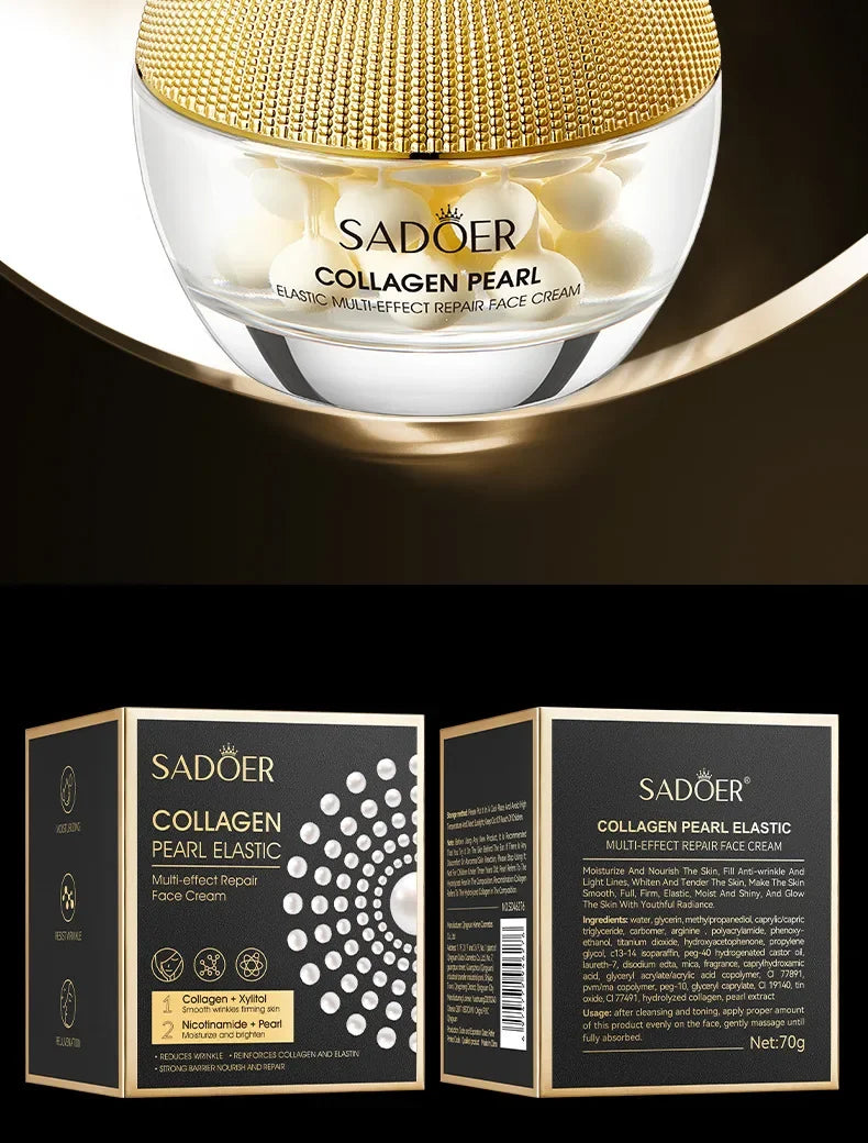 Pearl Cream Collagen Moisturizing Face Cream Nourishing Brightening Firming Lifting Beauty Skin Care Products