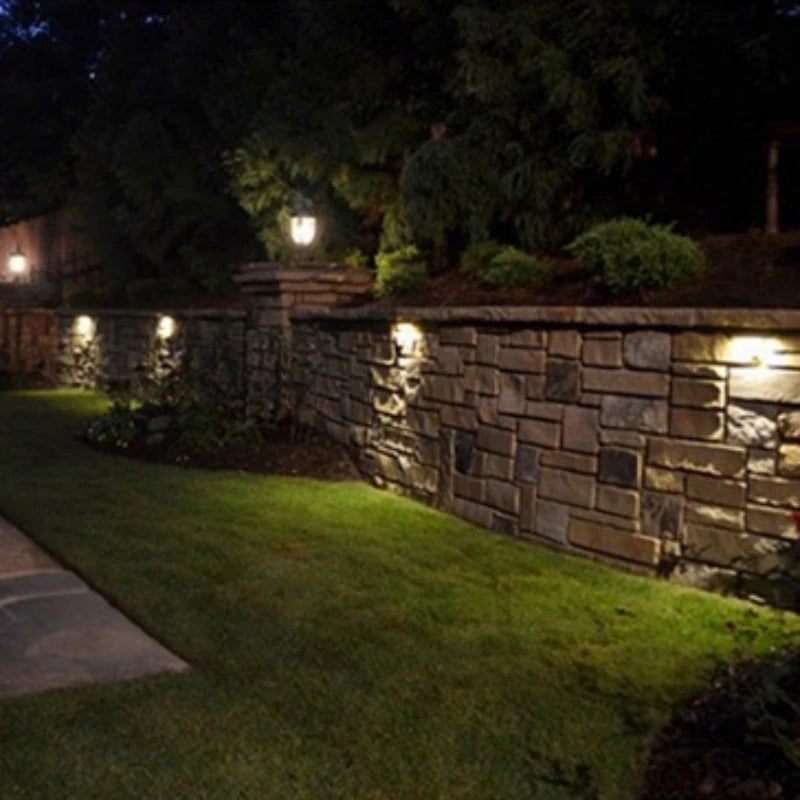 Aluminium Garden Decorative Lights Household Waterproof Outdoors Light Courtyard Park Porch Landscape Lamp LED Rotate Lamps 2.5W