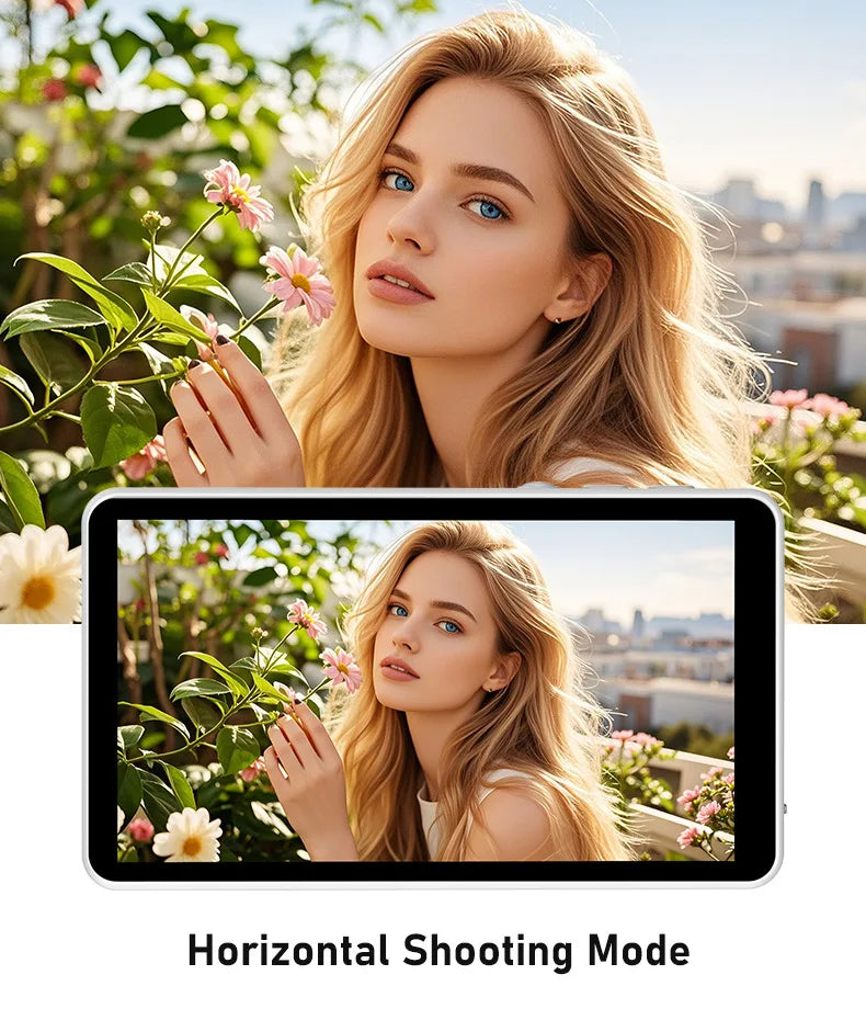 Smartphone Magnetic Monitor Screen Projector Phone Rear Camera Selfie For Vlog Live Stream Video Recording For Android iPhone