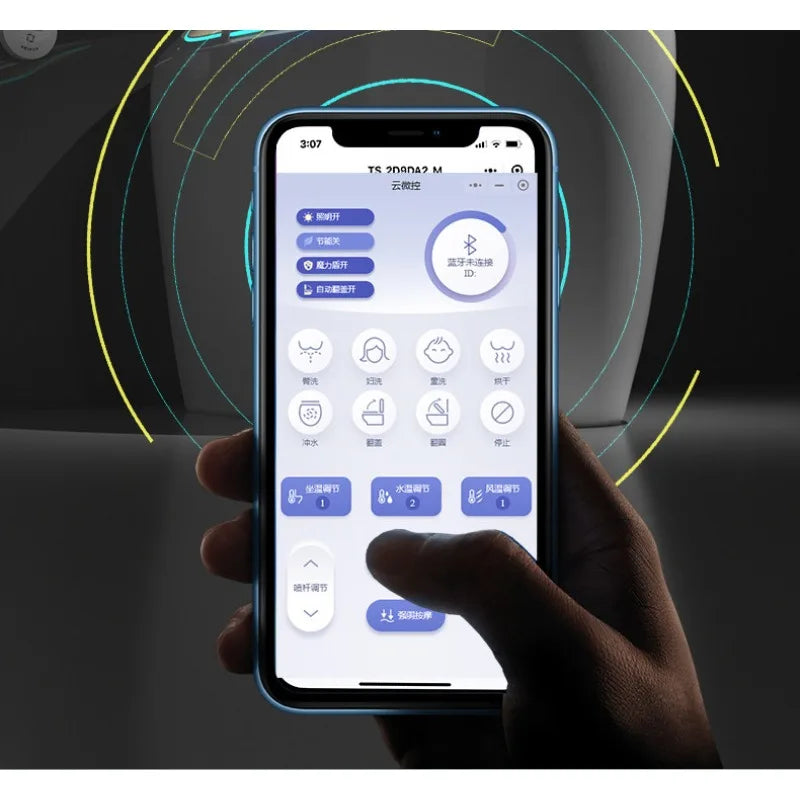 Egg-shaped smart toilet seat, fully automatic integrated household waterless pressure toilet, very practical