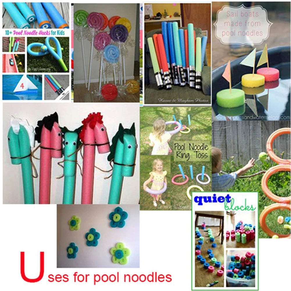 Portable Flexible EPE Learn Swimming Pool Noodle for Adult Children Summer Swimming Aid Pool Underwater Scooter