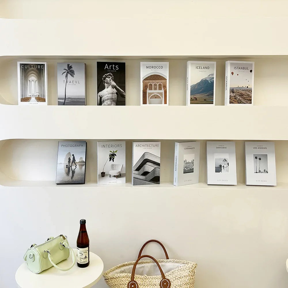 Minimalist Modern Decorative Fake Books Props for Living Home Decoration Modern Room Office Coffee Table Aesthetics Ornaments