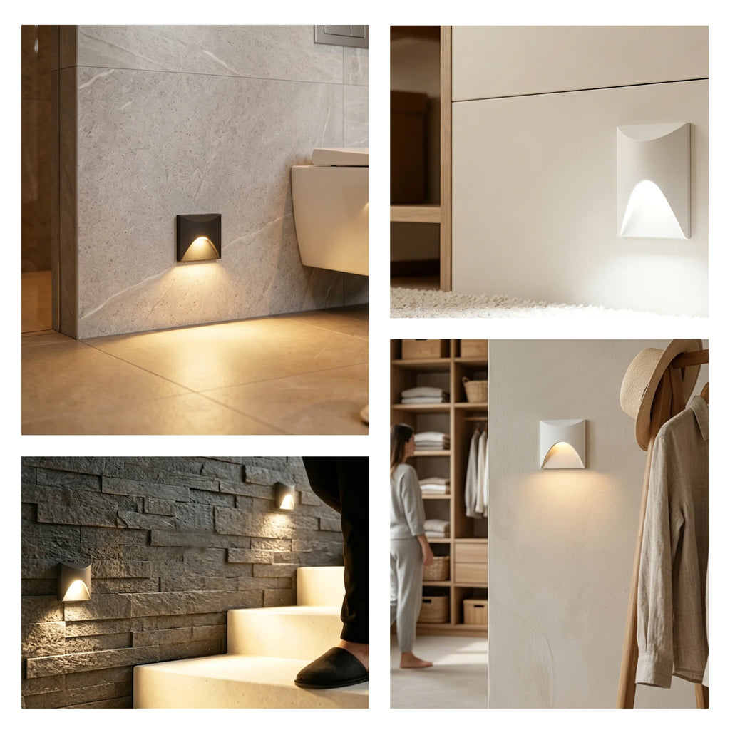 3W Stair Light Indoor Wall Lamp Step Light Aisle Corridor Night Light AC85-265V Waterproof IP65 Wall Light