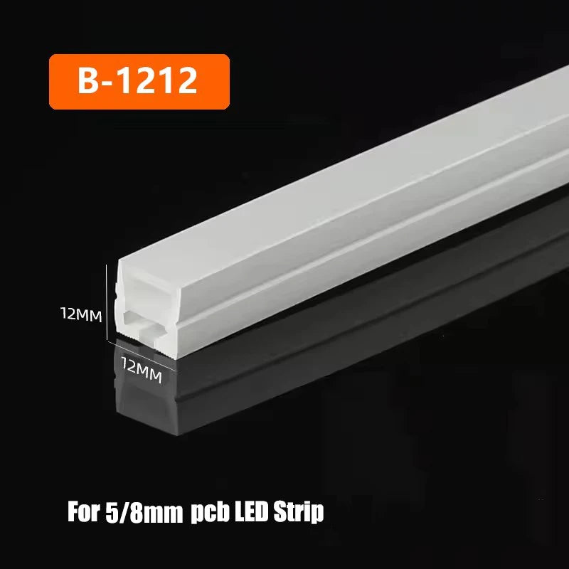 Led Neon Strip Rope Tube Waterproof Flexible Silicone Tape Diffuser for Ws2812 5050 Strip Light Home Atmosphere Decor Lighting