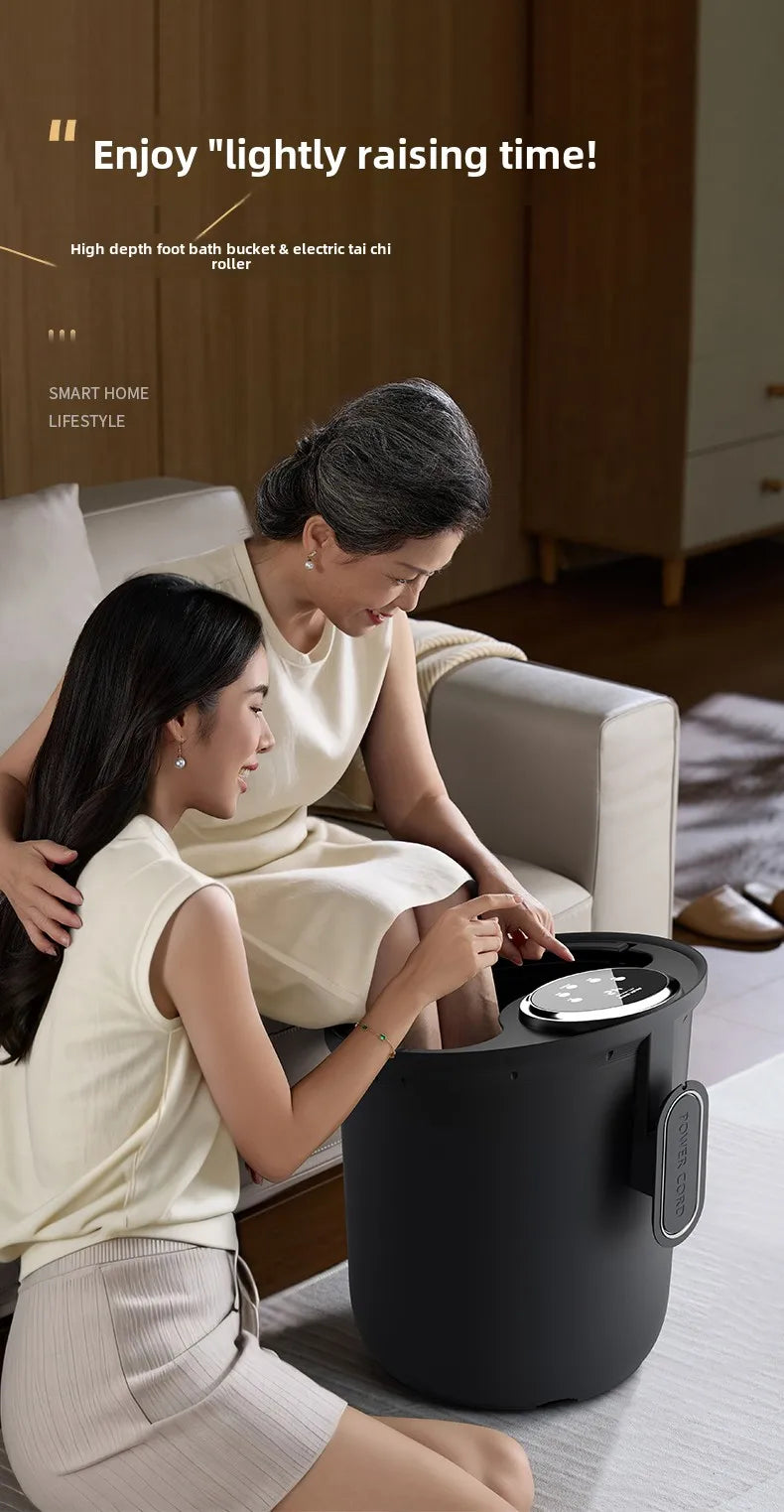 Electric massage and heating foot bath basin for foot bath basin for household fully automatic constant temperature foot bath