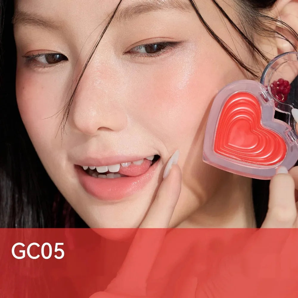 AZTK Blusher Color Face Makeup Rendering Blush Cream Moisturizer Long Lasting Beauty Expands Cheek Tint Makeup Cosmetics
