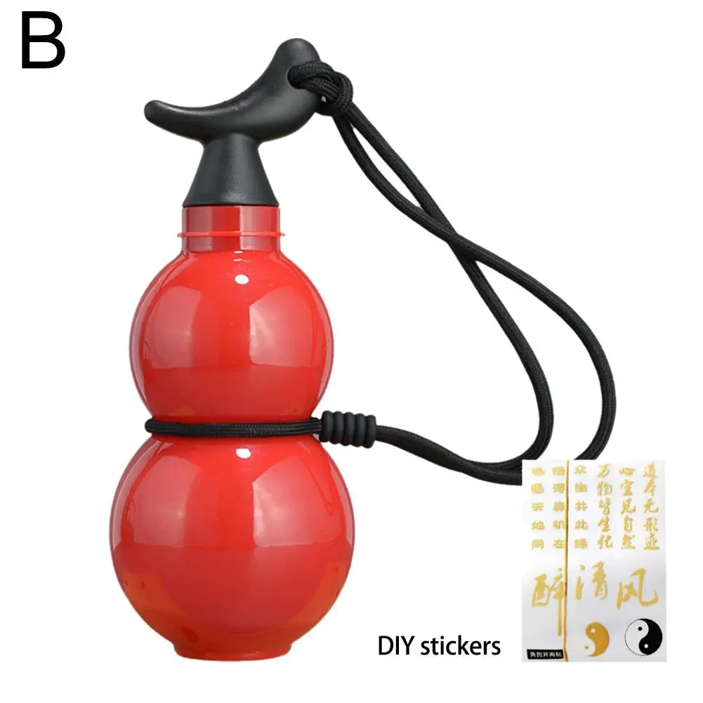 750ml Chinese Retro-Inspired Gourd Water Bottle Large Capacity Outdoors Leak-proof Water Sports Bottle King Wukong Drinking Cup