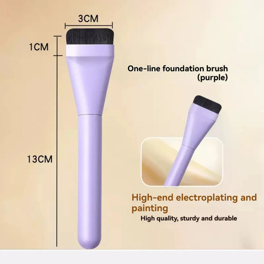 2PCS Makeup Brush Set - Foundation Brush & Dual-Ended Mask Brush for Flawless Skin Care & Makeup Application
