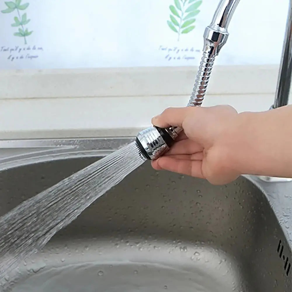 1Set Booster Nozzle Extender 360 Degree Faucet Water Saver Universal Rotating Bubbler Dual Mode Bathroom Kitchen Tools