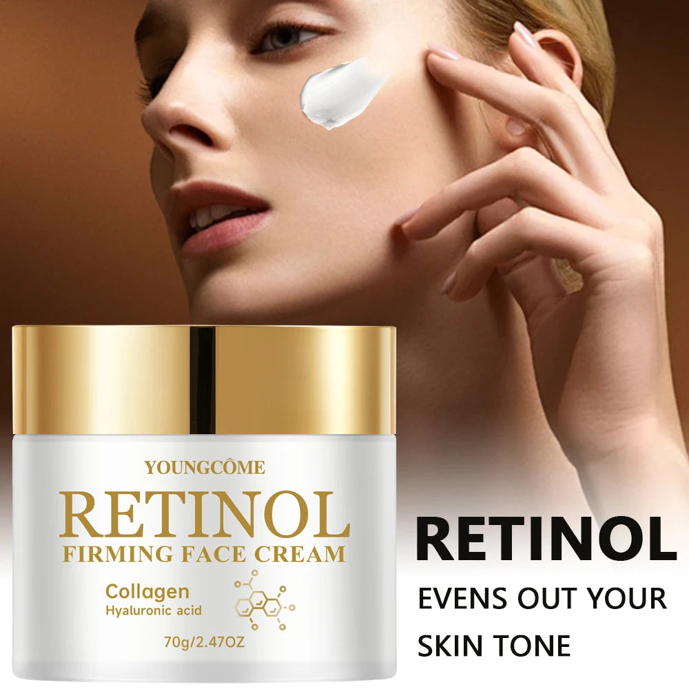  Retinol Firming Face Cream Moisturiser Facial Anti Aging Smooth Skin Repair Fade Fine Line Wrinkle Remover Face Cream