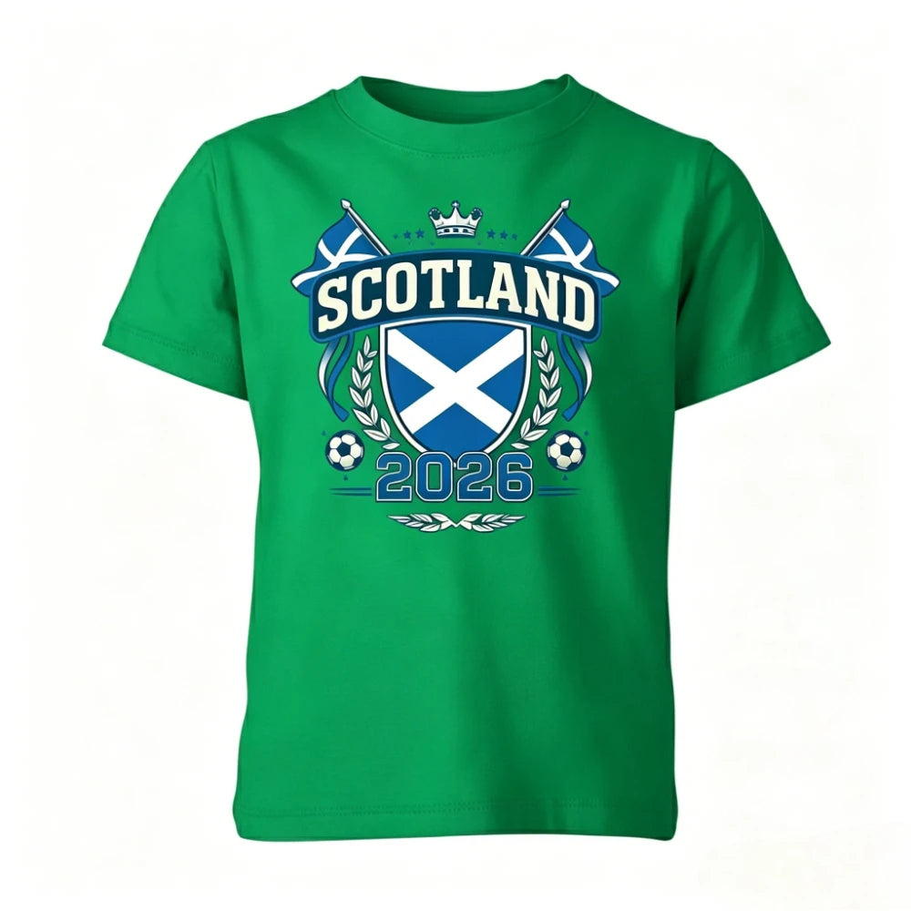 Scotland Supporter T-Shirt 2026 Soccer Part Supplies Clothing Football Fans Gift Shirt Scotland Patriot Men Women Unisex Tshirt
