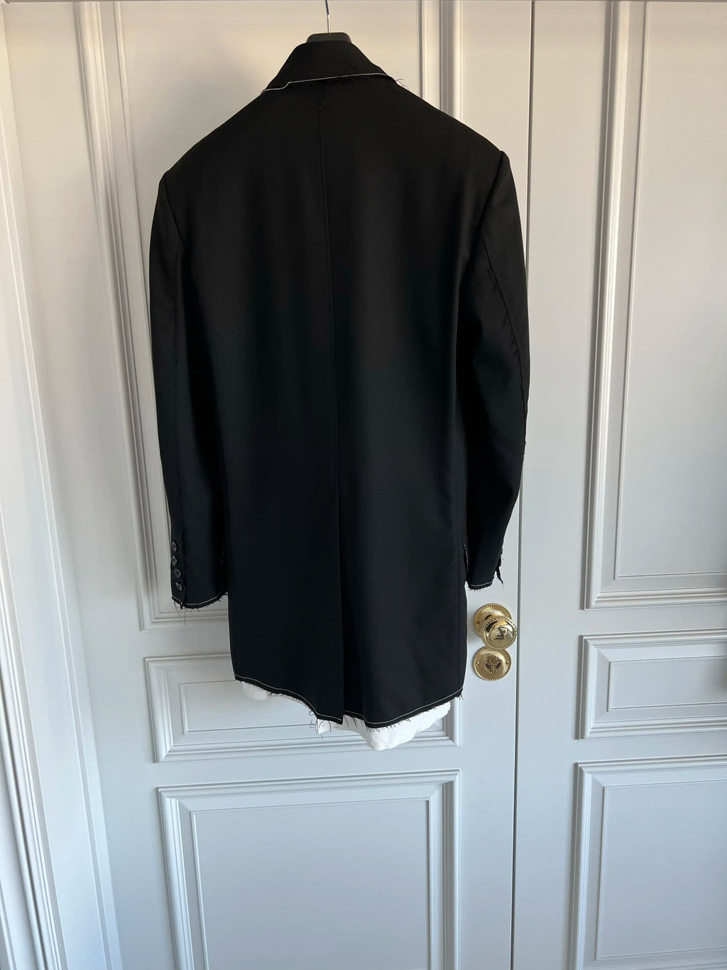 TOP-YAMAMOTO original Design Dark style loose Perisley fringed casual suit jacket for men