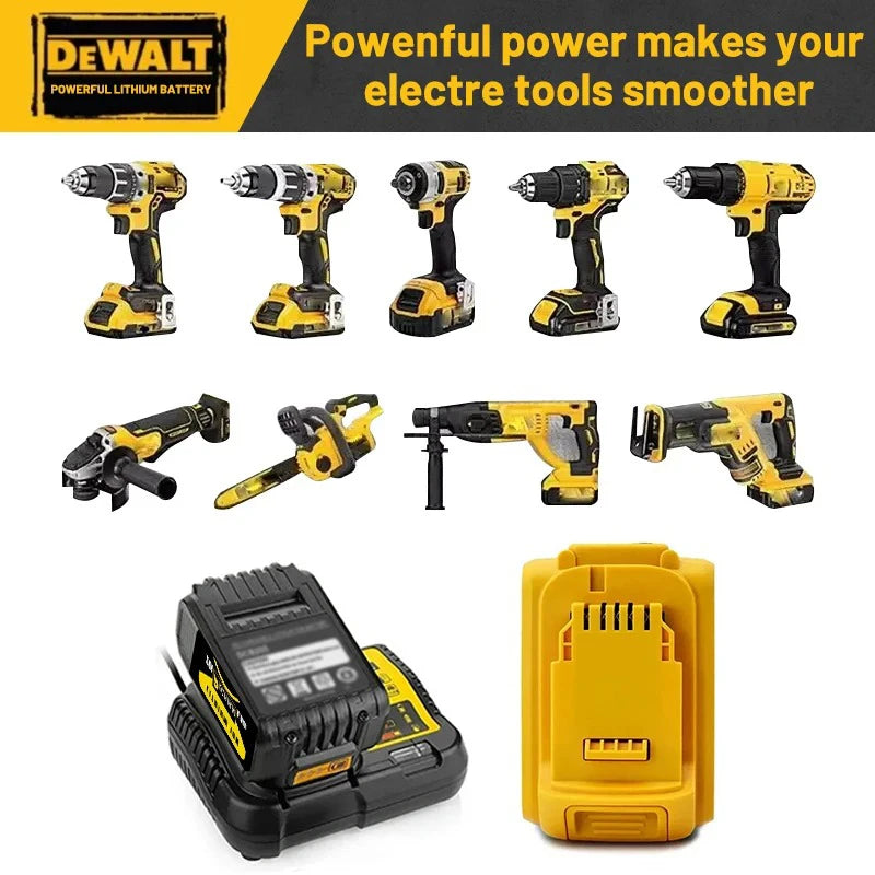 DeWALT 100% Original Battery 20V/60V 6Ah 9Ah MAX FlexVolt for DCB606 DCB205 DCB206 DCB209 DCB182 Power Tool with Battery