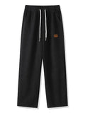 Winter Thick Warm Corduroy Sweatpants Men Fleece Liner Drawstring Straight Loose Track Pants Male Casual Fleece Thermal Trousers