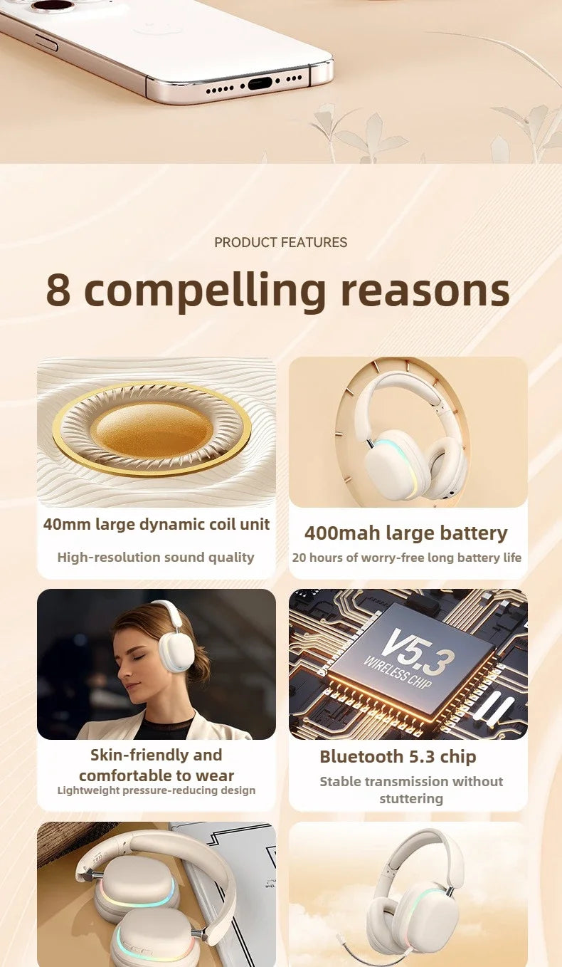 Original Bluetooth Headphone Headset SY-T3 High Quality Noise Reduction Wireless Microphone Wired Earphone Gamers Headphones
