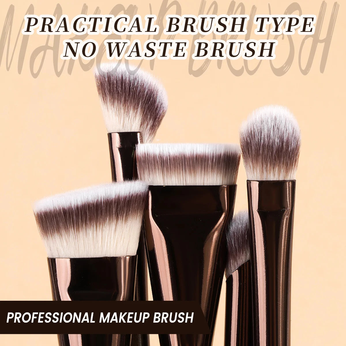 MAANGE 11pcs Makeup Brush Set Foundation Concealer Brush Blush Brush Contour Brush Ultra Thin Foundation Makeup Facial Brush