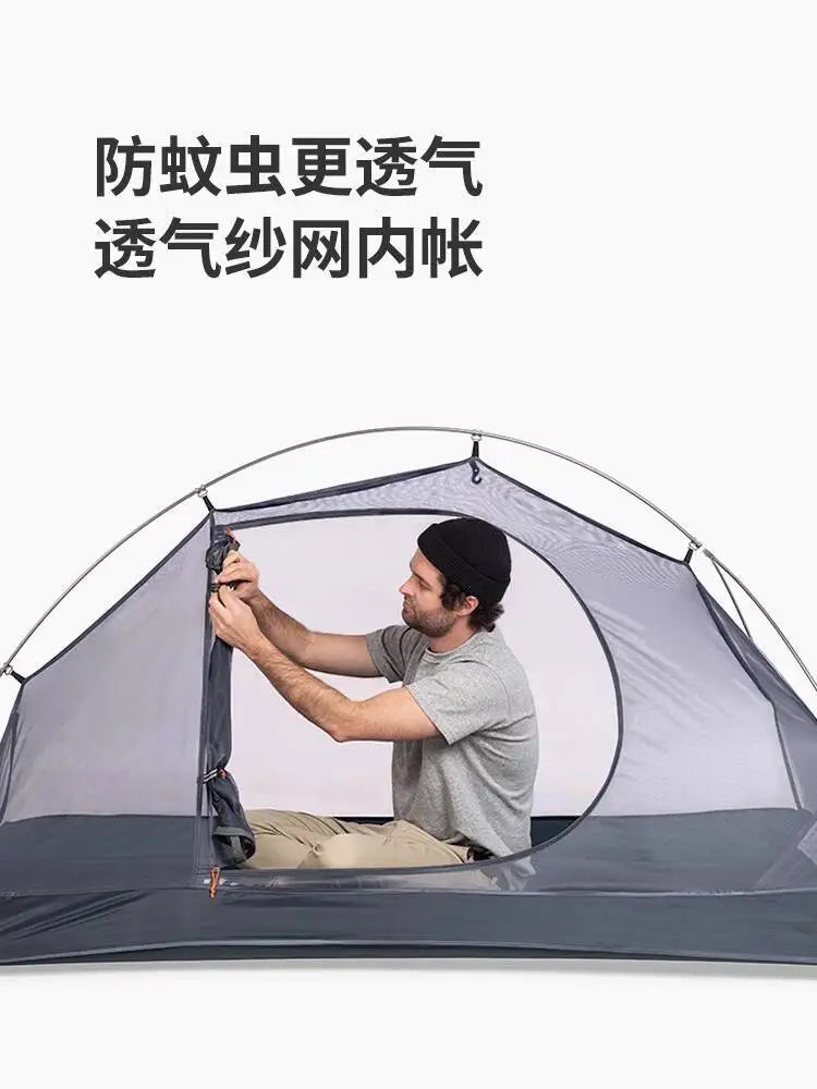 Naturehike Cycling Hiking Tent Lightweight Outdoor Waterproof Windproof Overnight Single Person Camping Gear
