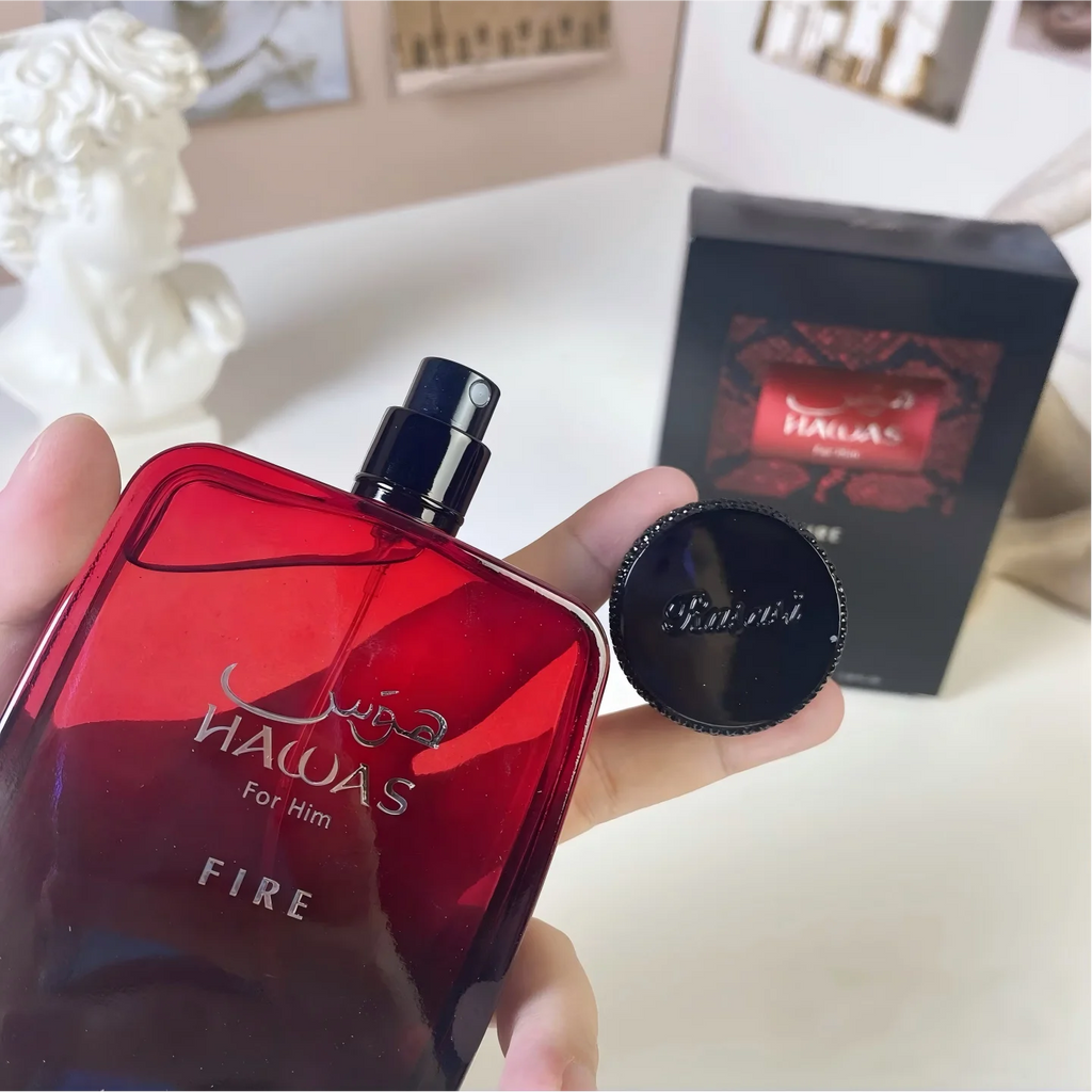 Hawas Fire For Him Eau De Parfum 100ml Perfume For Men Long Lasting Fragrance