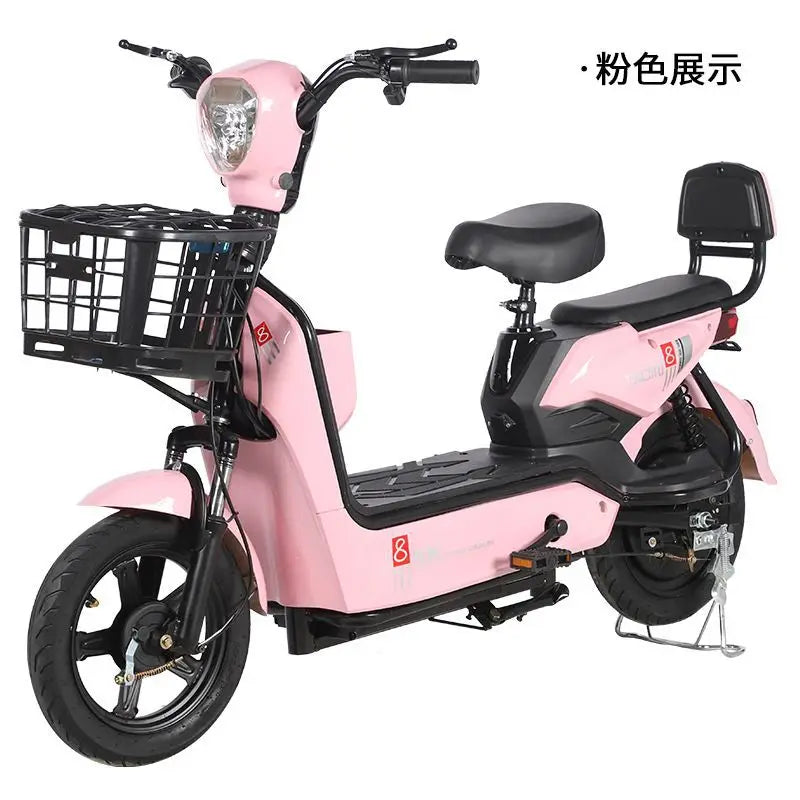 48V two wheel electric scooter adult daily commuter battery powered e bike