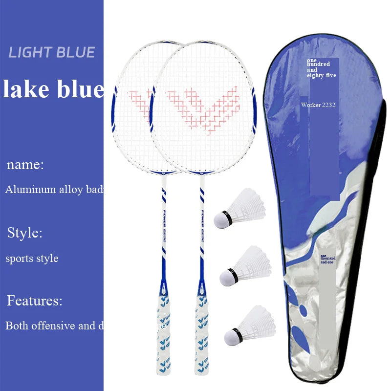 Badminton Set with 2 Badminton Rackets With Backpack Racket Sneakers Double Badminton Racket Set For Adults With Durable
