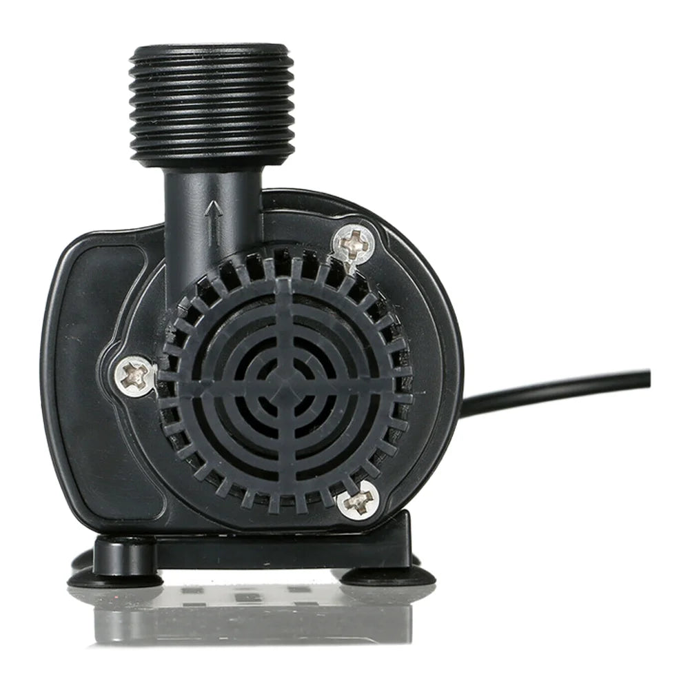 DC12V Solar Brushless Water 800L/H 5M Lift Adjustable Flow Fountain Circulating For Garden Pond Aquarium