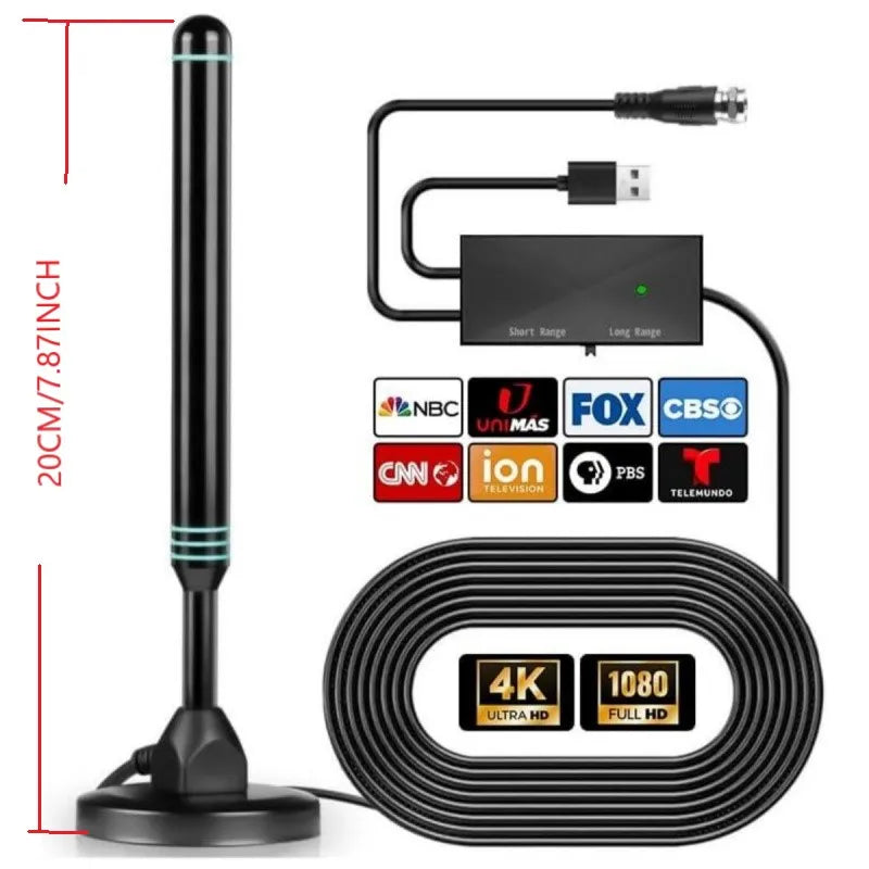 Popular Terrestrial Digital TV Antenna, Indoor/Outdoor Suction Cup TV Antenna, DTMB Home DVB-T2 Antenna