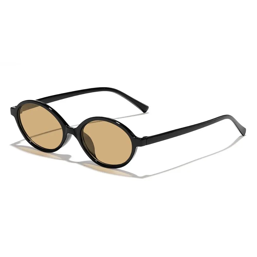 Vintage Cat Eye Oval Sunglasses Lightweight Trendy 90s Sunnies UV protection Sun Glasses for Women & Men