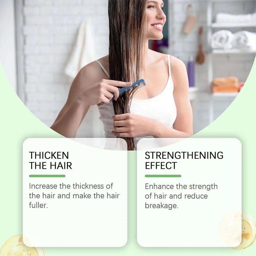 1/2PCs Rosemary Hair Growth Shampoo Thickening Hydrolyzed Keratin Dry Frizzy Damaged Repair Moisturizing Scalp Cleaning Shampoo