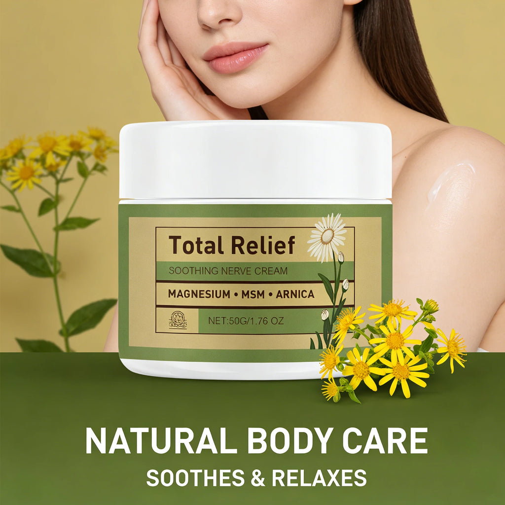 Magnesium Soothing Cream Nerves Relief Long-Lasting Hydration Prevent Drying Moisturizing Body Cream