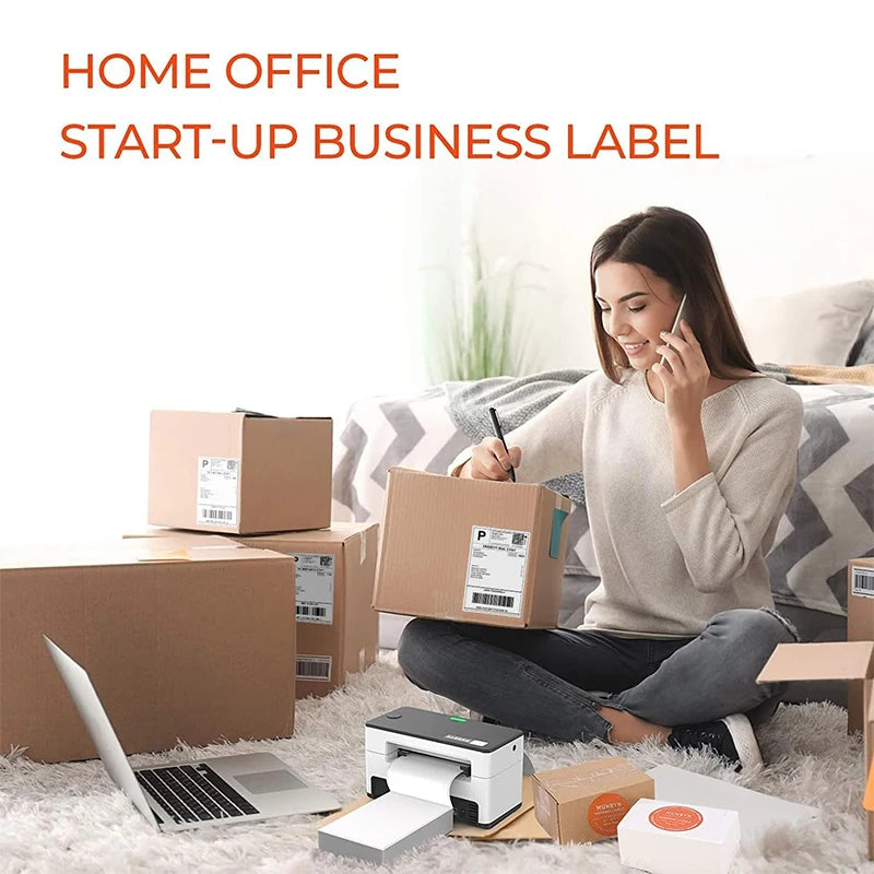 4x6 Inch Direct Thermal Labels 100/200/500 Sheets Self-Adhesive Thermal Shipping Label Paper For Business DHL Express Waybill