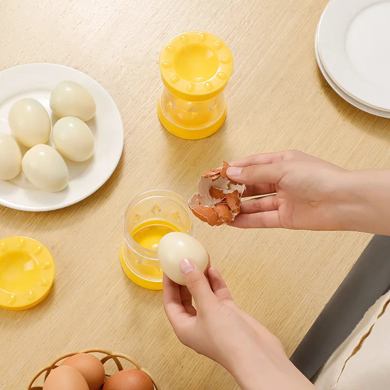 1PC Egg Peeler Hand Crank Egg Shell Remover Kitchen Gadgets Boiled Eggs Eggshell Separator Peeler Cooking Accessories